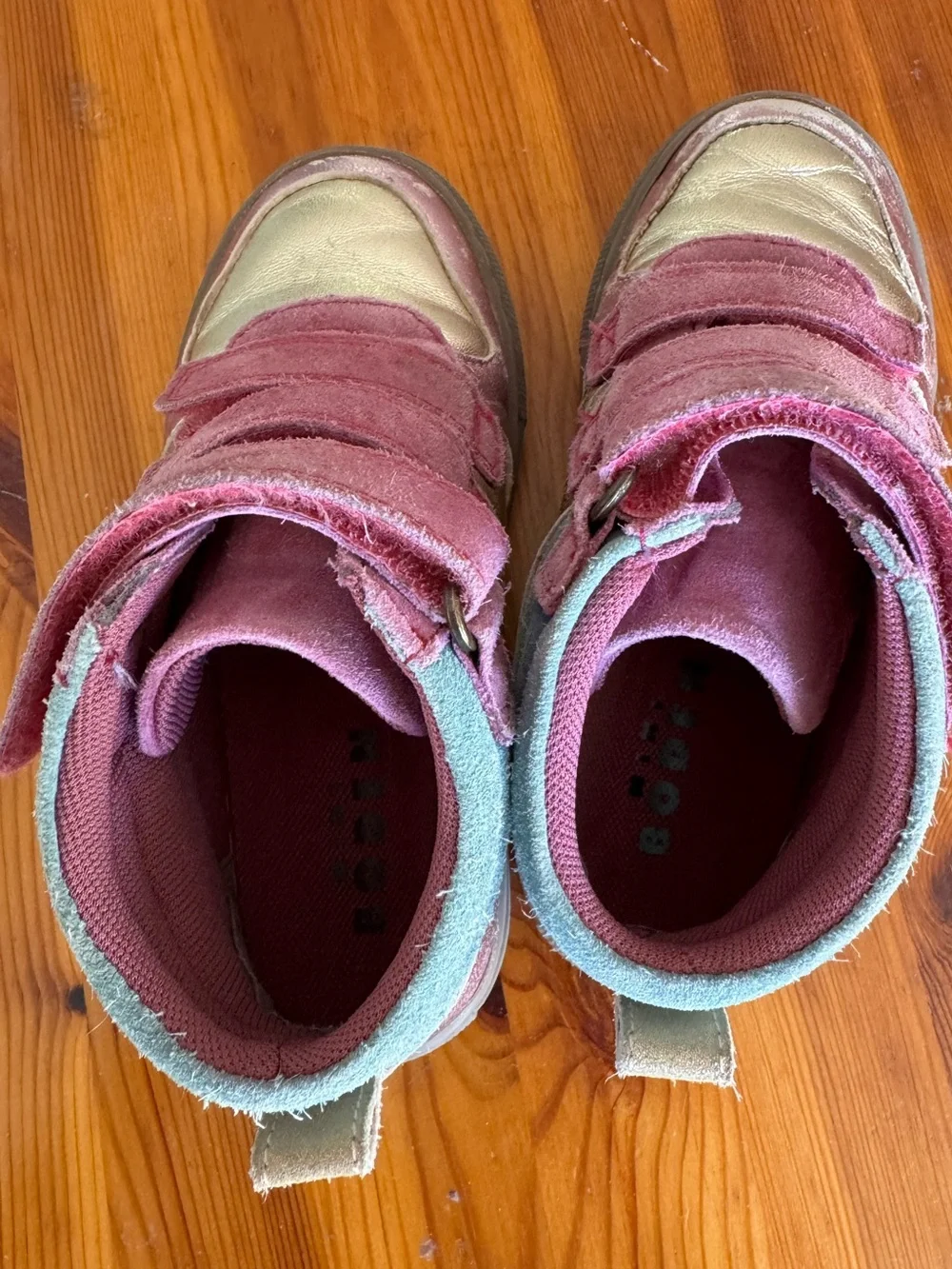 Mini Boden Metallic High top sneakers